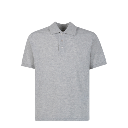 Embroidery Cotton Blend Polo Shirt - Image 1