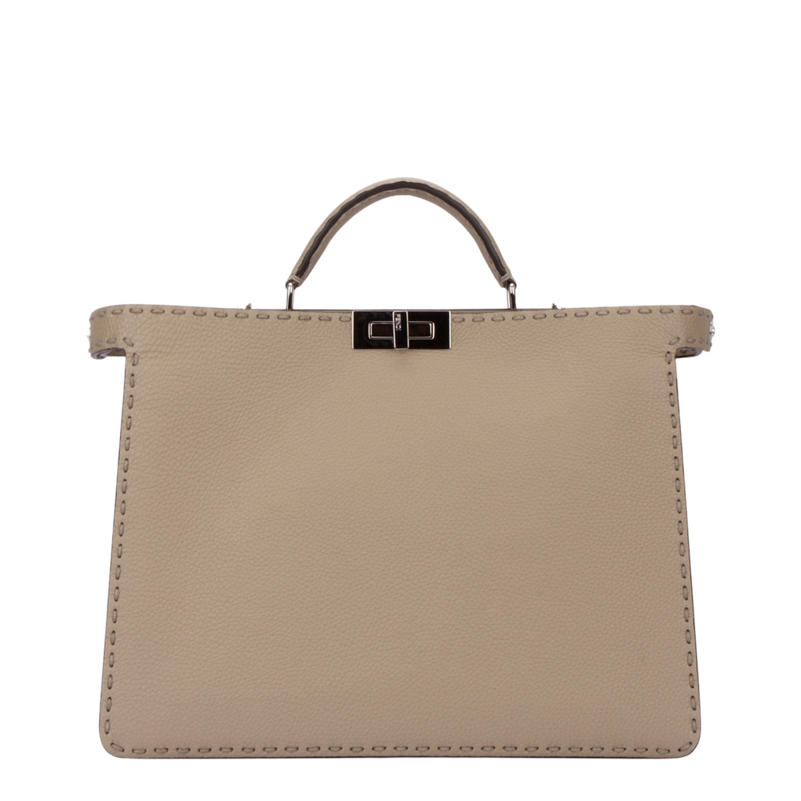 Peekaboo ISeeU Medium
Grey Leather Bag - Image 1