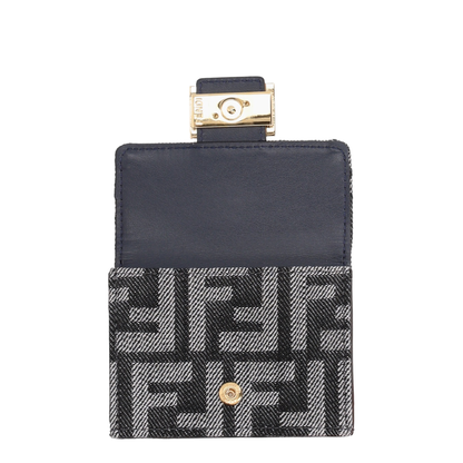 Baguette Micro Trifold Fabric Blue - Image 4