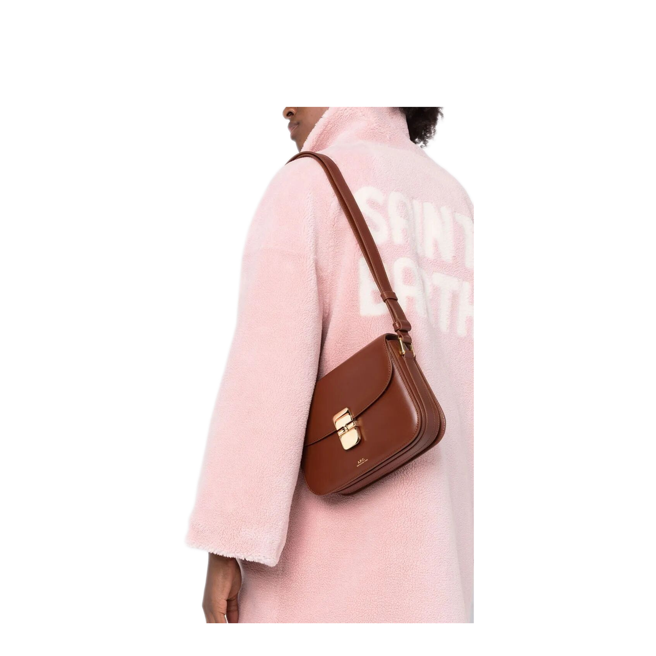 Grace Small Calfskin Crossbody - Brown - Image 2
