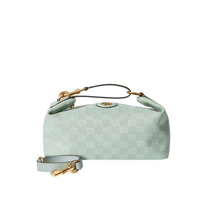 Vanity Medium Canvas Handbag - Blue - Image 2