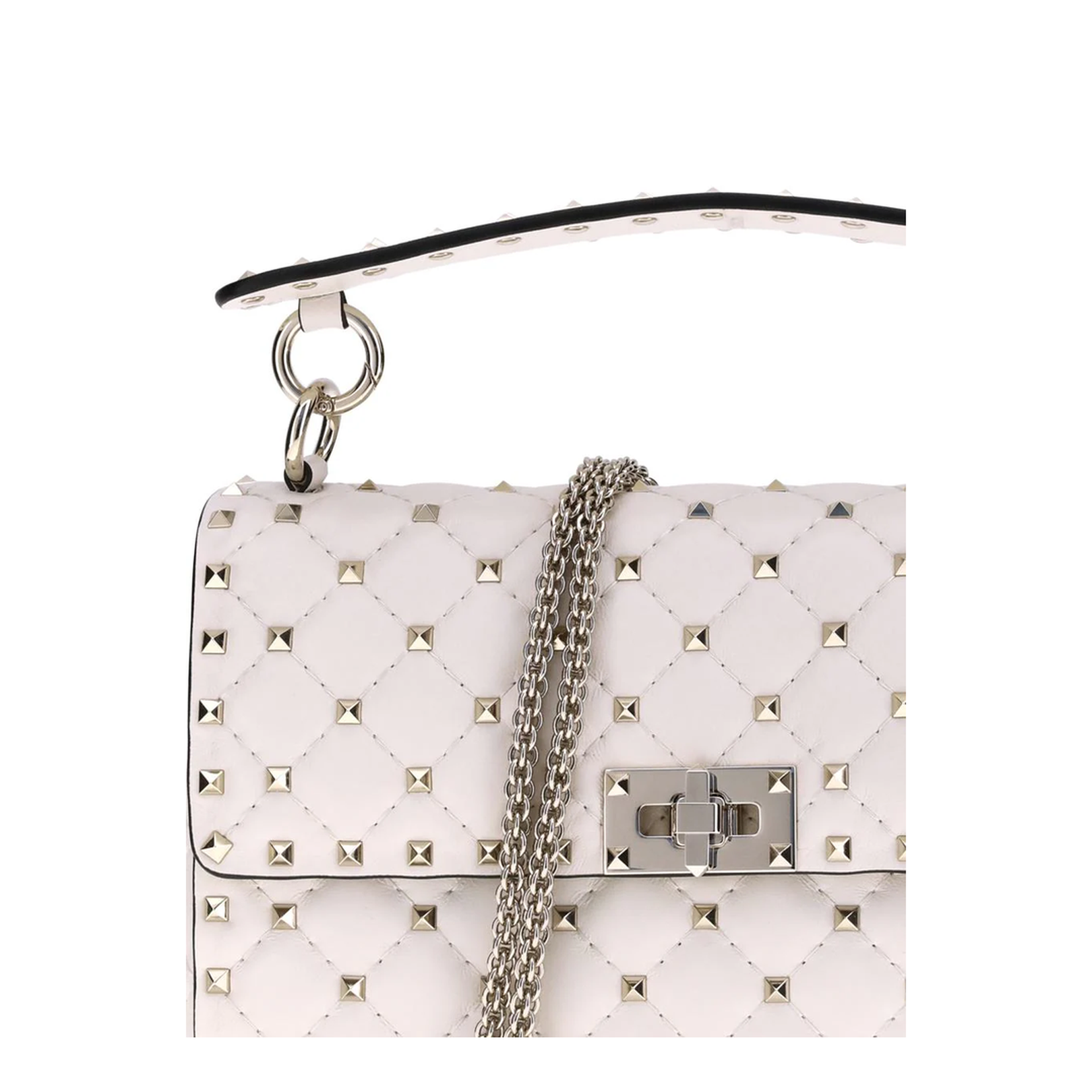 Medium Rockstud Spike Shoulder Bag - Image 4