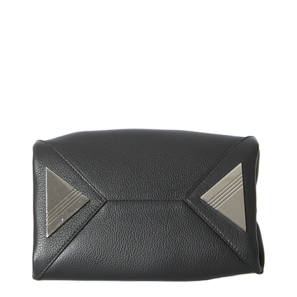 La Passeggiata Mini Calf Leather Top-Handle Bag - Black - Image 3