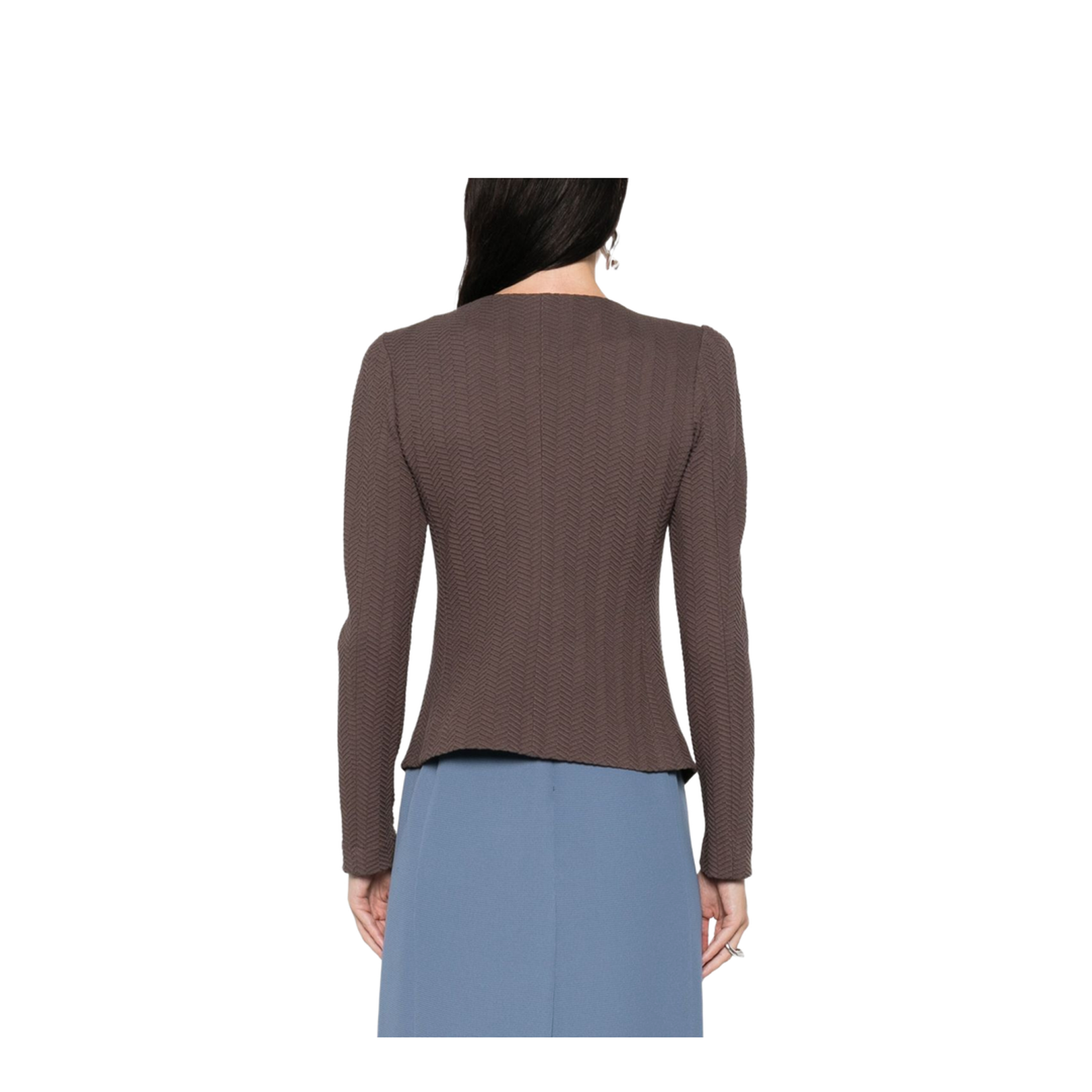 Cotton Blend Blazer Jacket - Image 2