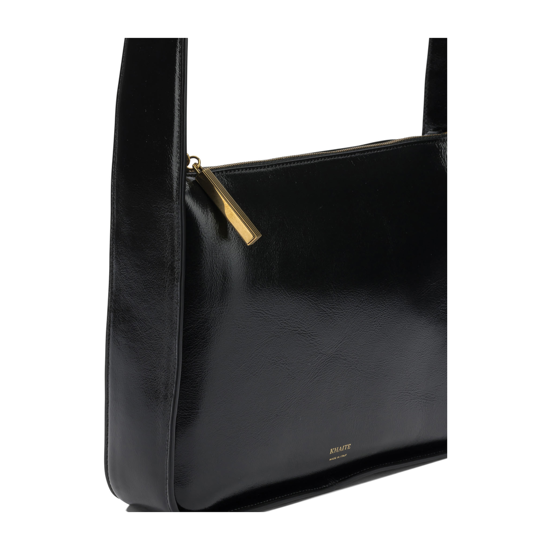 Lori Squared Calfskin Shoulder Bag - Black - Image 4