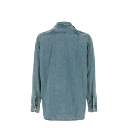 Ice Blue Denim Shirt - Image 2