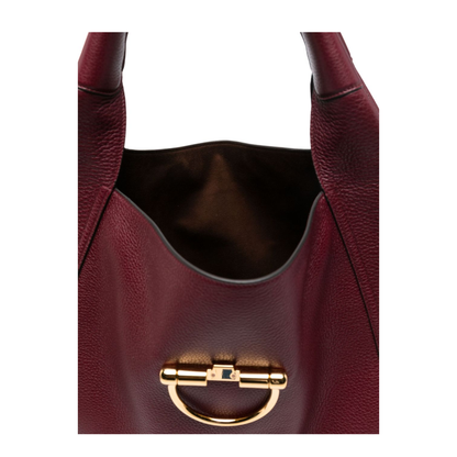 Softbit Maxi Leather Shoulder Bags - Red - Image 5