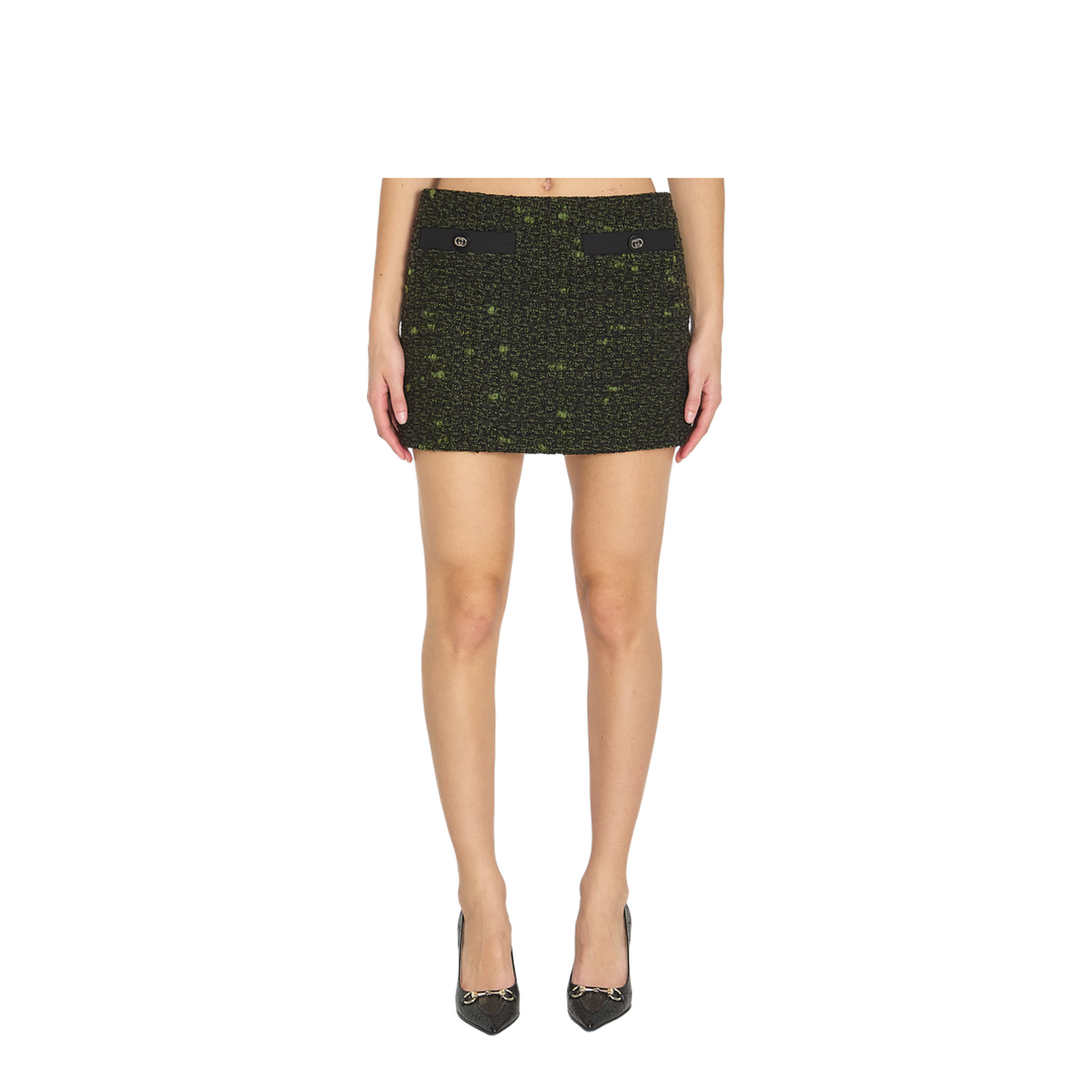 Bouclé Wool Skirt - Image 1