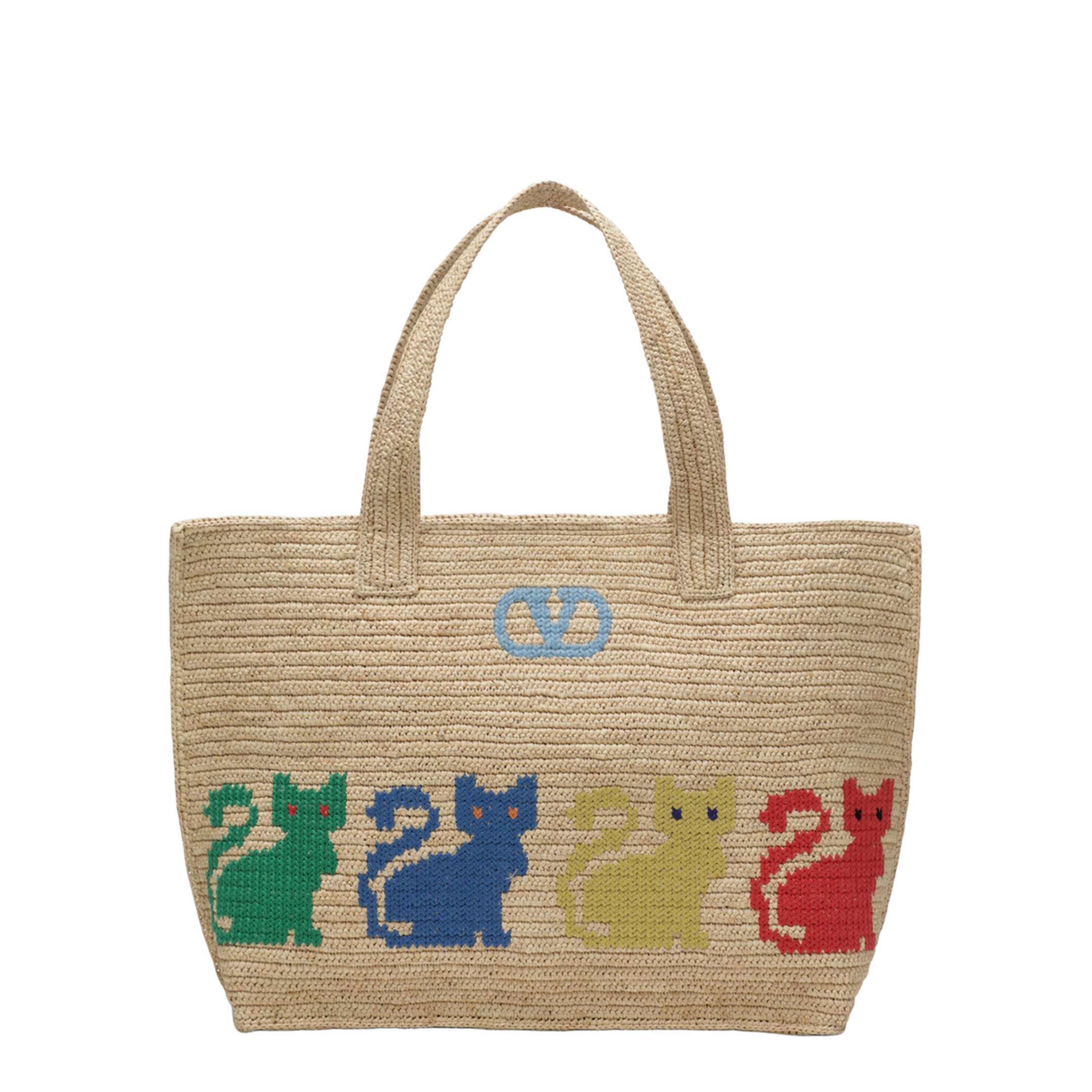 Large Raffiachat Shopping Bag - Image 1