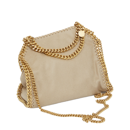 Falabella Mini Matte Vegan Shaggy Deer Tote Bag - Clotted Cream - Image 2