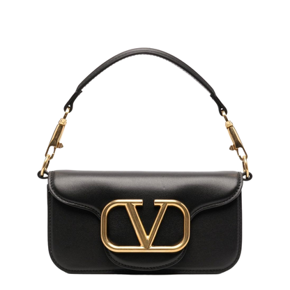 Locò Small Calfskin Shoulder Bag - Black - Image 5