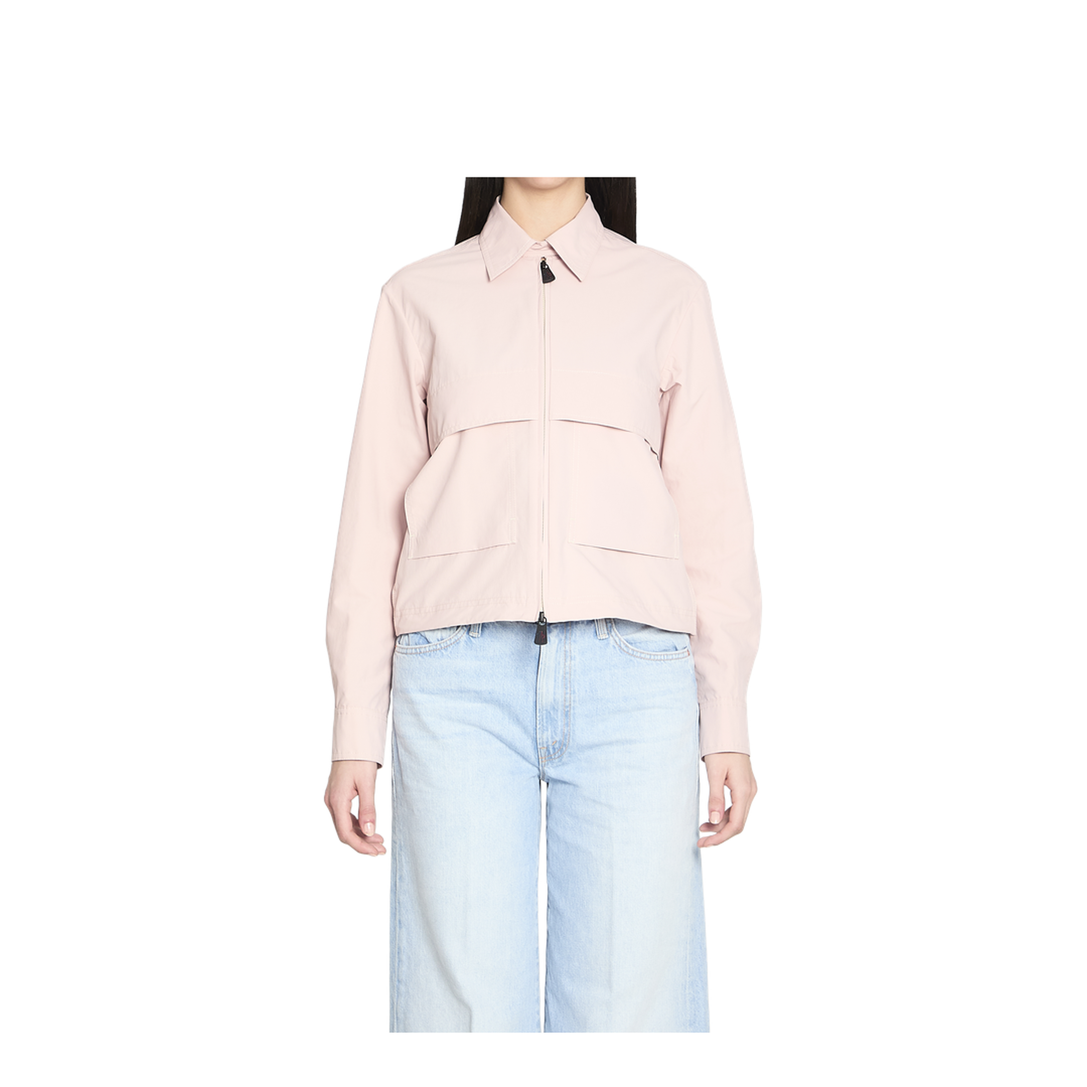 Pink Technical Froissé Long Sleeve Shirt - Image 1