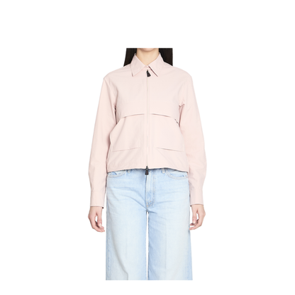 Pink Technical Froissé Long Sleeve Shirt - Image 1