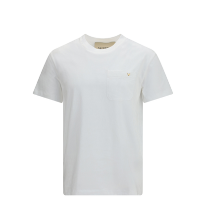 Cotton T-shirt with VGold - Image 1