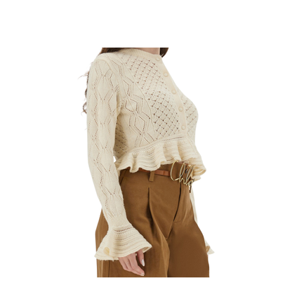 Crochet Knit Cardigan - Image 4