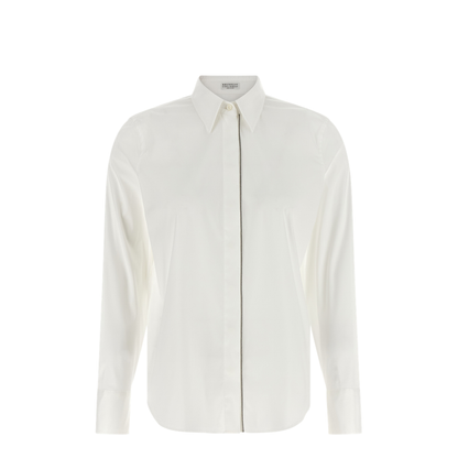 Shiny Trim Shirt - Image 1