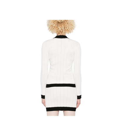 Knitted Crewneck Cardigan - Image 3