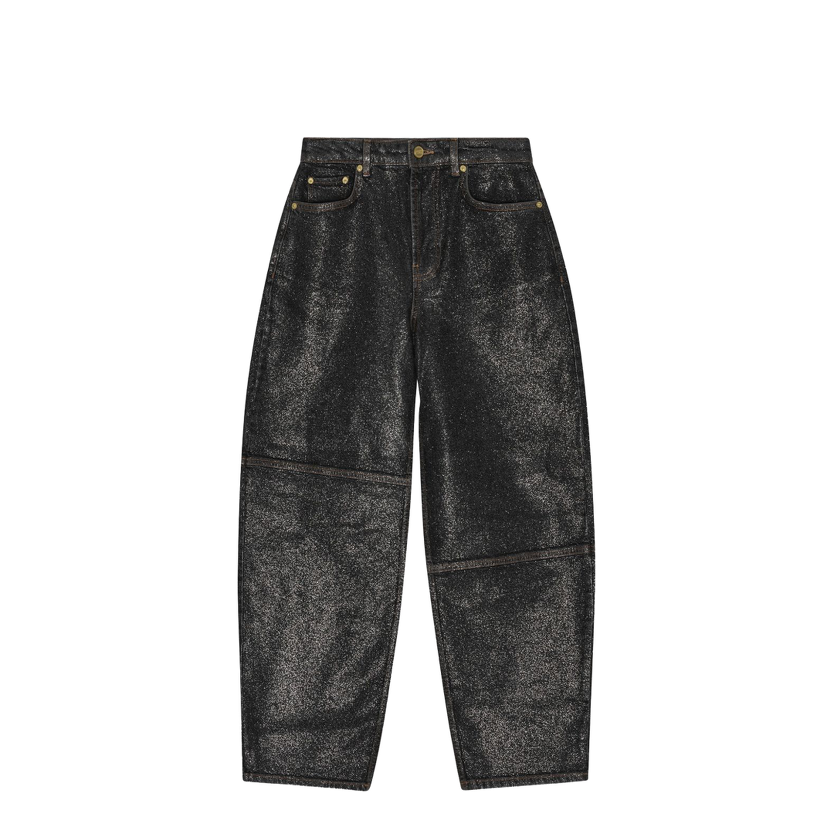 Organic Cotton Denim Jeans - Black - Image 1