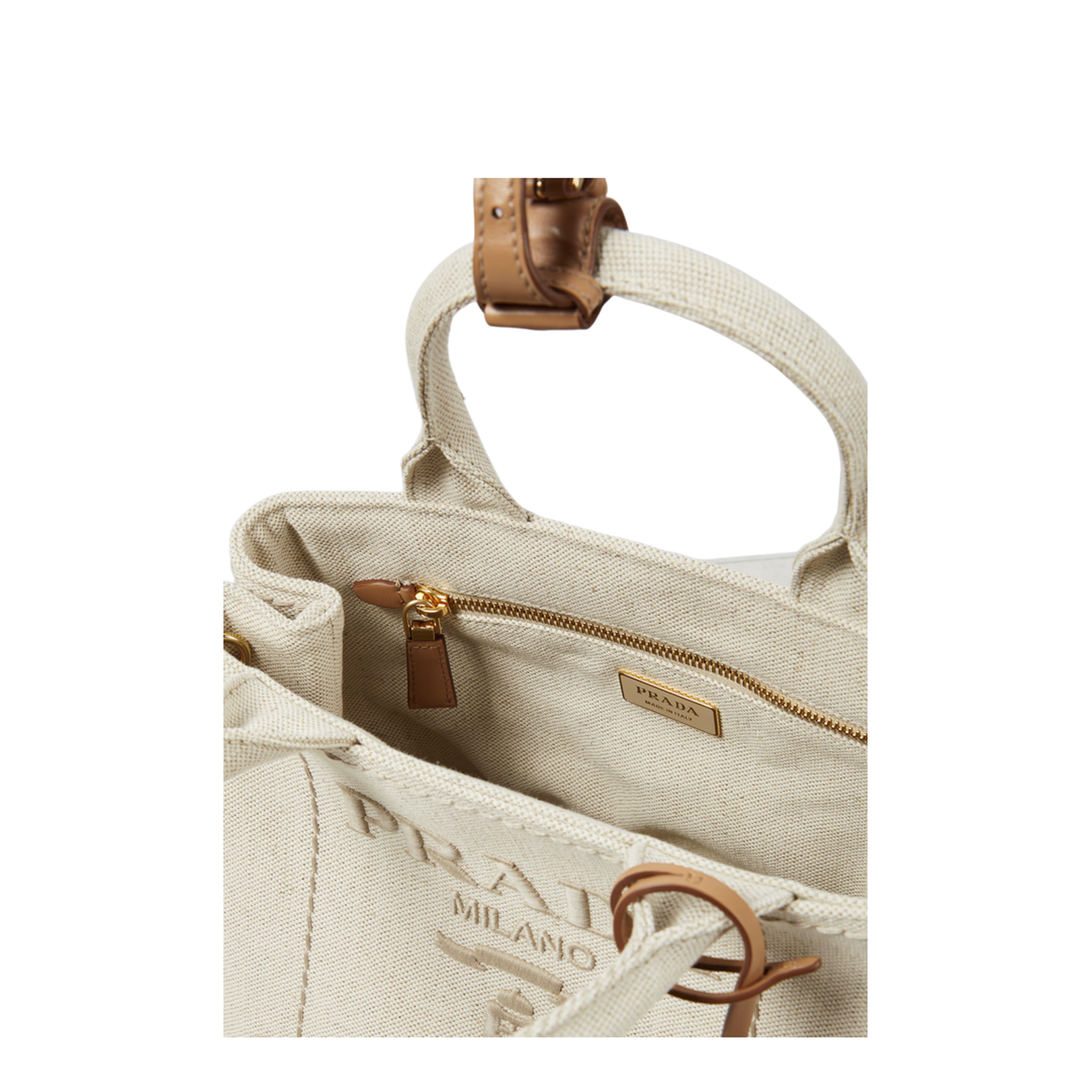 Sand Canvas Shopping Bag - Image 5