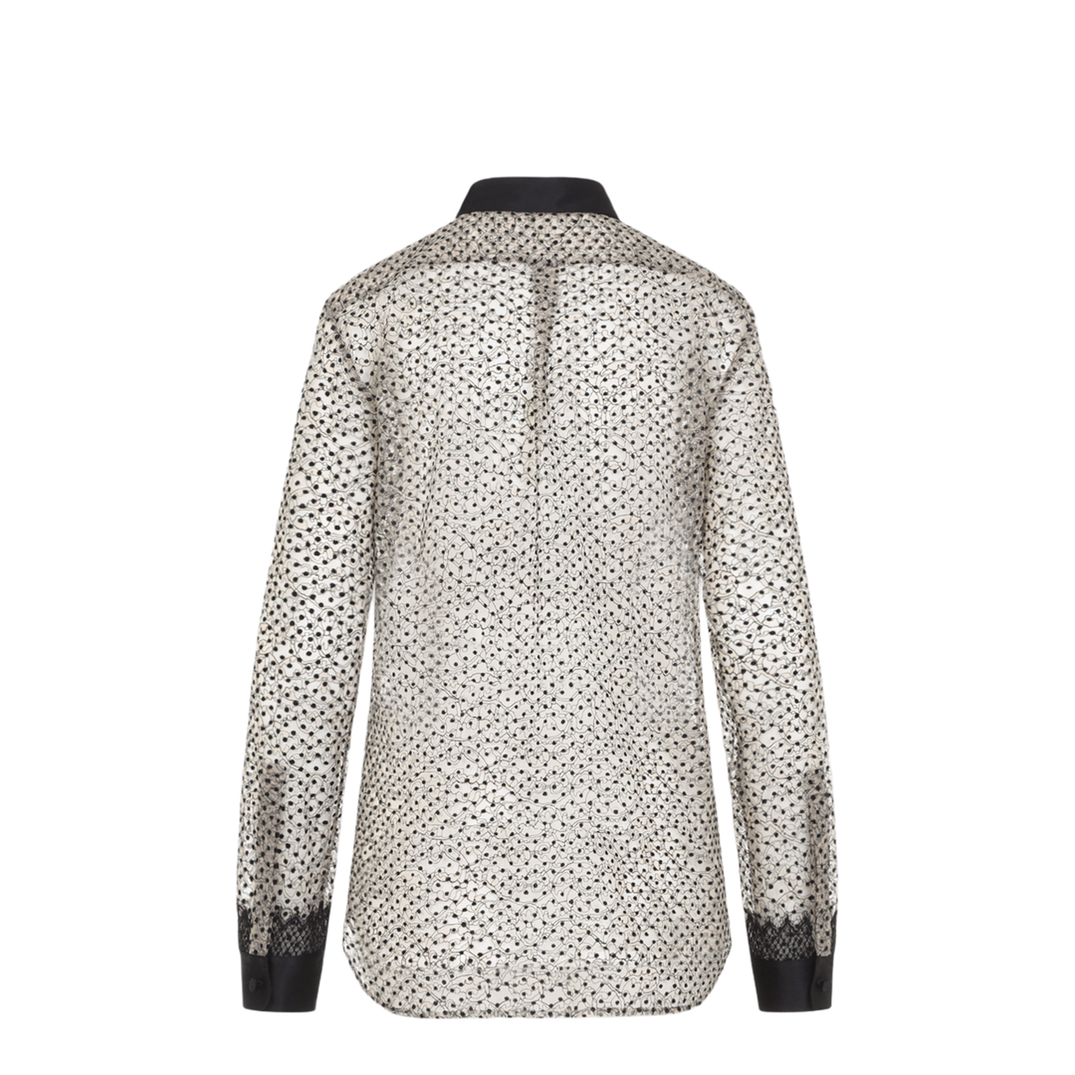 Flock Polka Dot Shirt - Image 4