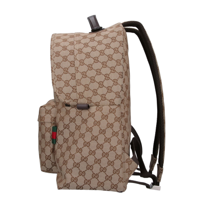 GG Canvas Medium Canvas Backpack - Beige - Image 4