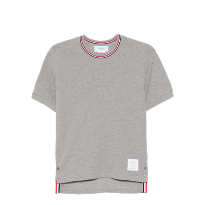 Cotton Waffle Rib Cuff Tee - Image 1