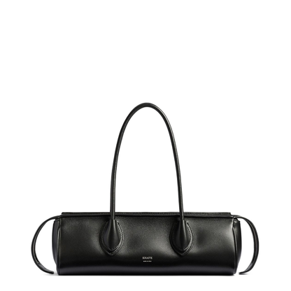 Donna Leather Shoulder Bag - Black - Image 1