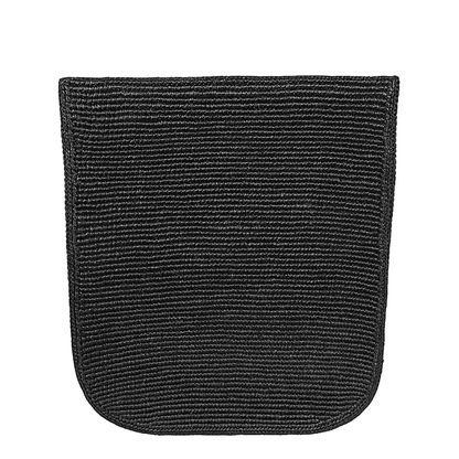 Lori Raffia Shoulder Bag - Black - Image 1