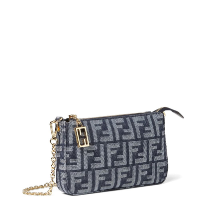 Blue Baguette Mini Clutch - Image 4