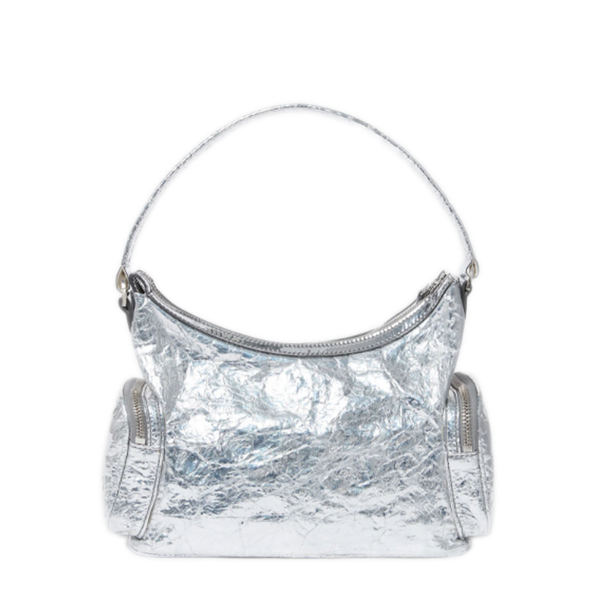 Dartmoor Medium Coated Fabric Crossbody - Silver - Image 3