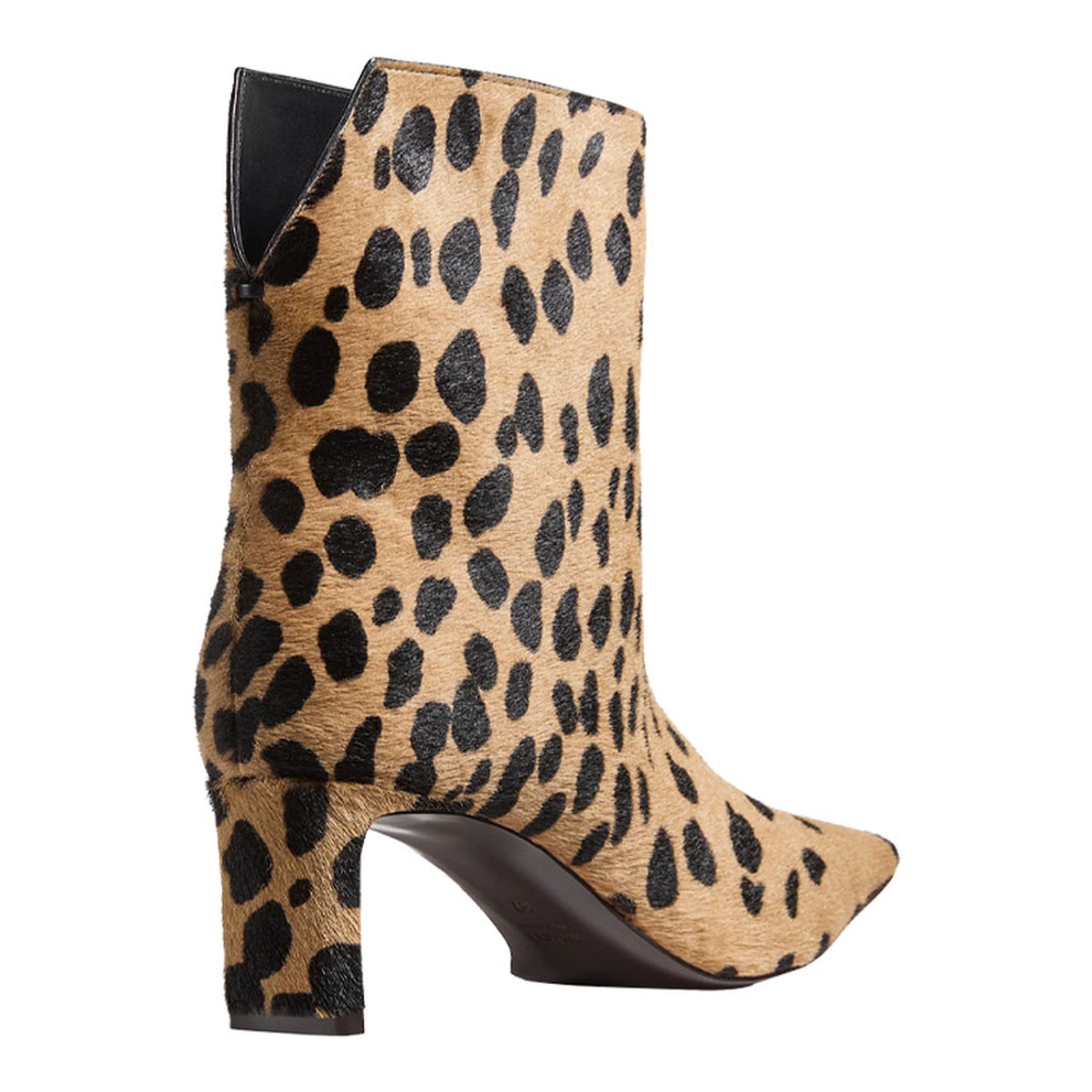 ONA 55 Ankle Boots in Printed Haircalf - Image 3