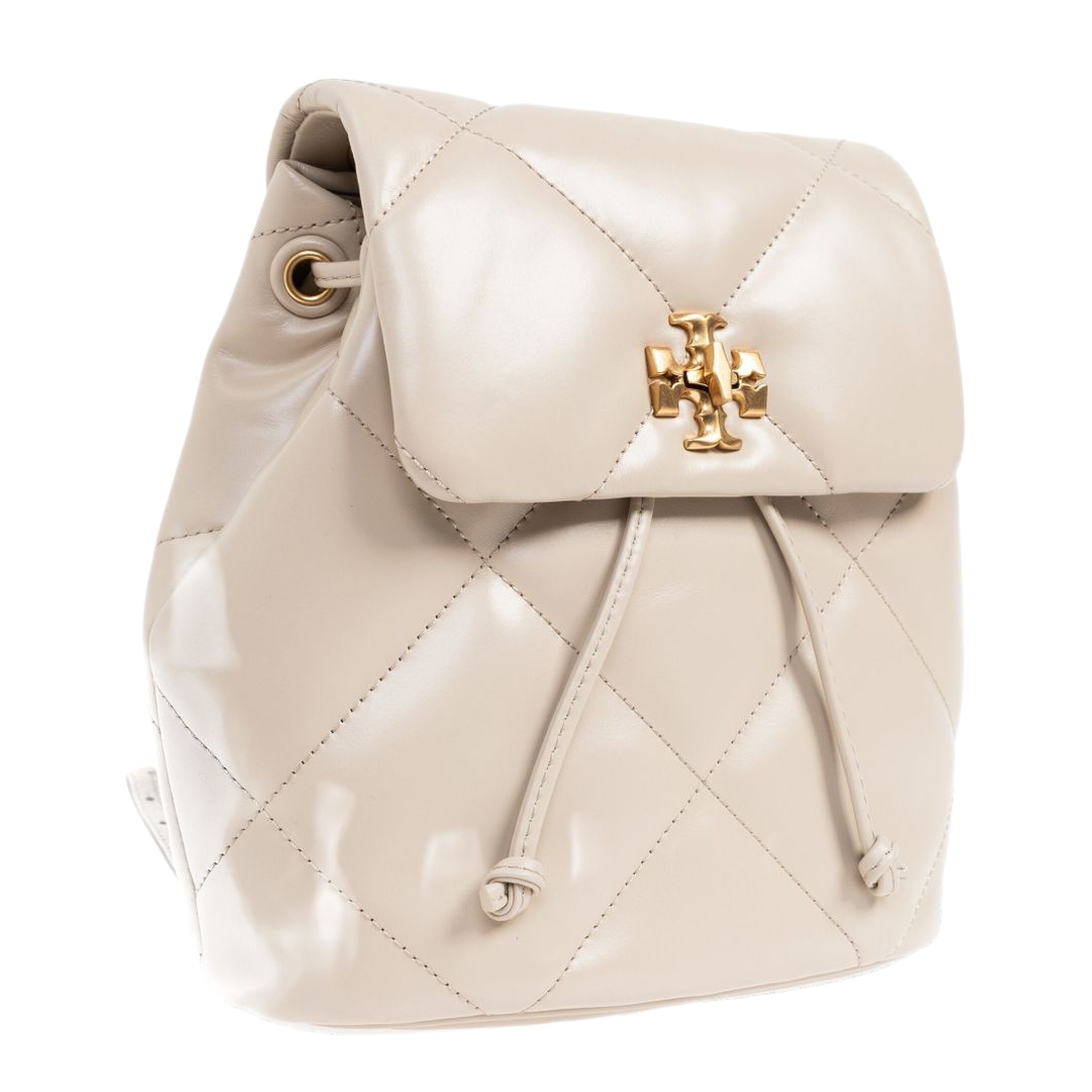 Kira Diamond Small Leather Backpack - Image 4
