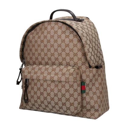 GG Canvas Medium Canvas Backpack - Beige - Image 3