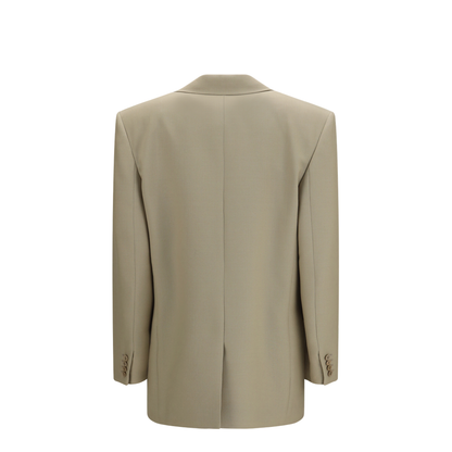 Single-breasted Jacket in Wool and Silk - Image 2