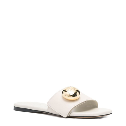 Pebble Slide in Soft Calfskin White - Image 2