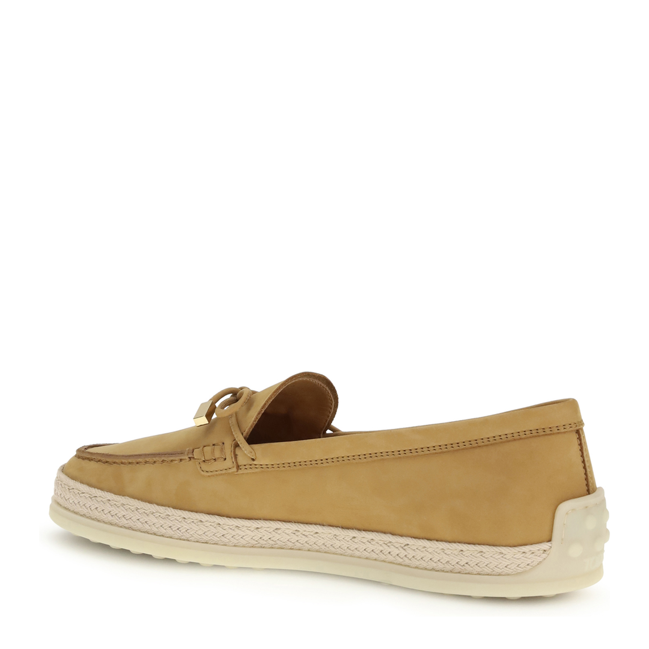 Suede and Raffia Loafers - Image 3