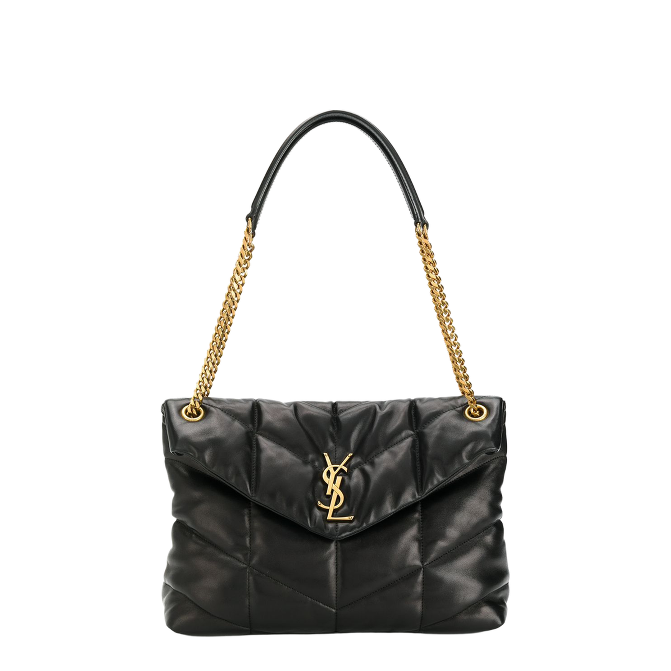 Puffer Medium Nappa leather Shoulder Bags - Black - Image 5