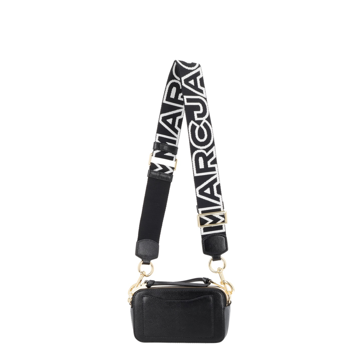 The Snapshot Saffiano Leather Crossbody Bag - BLACK/MULTI - Image 4