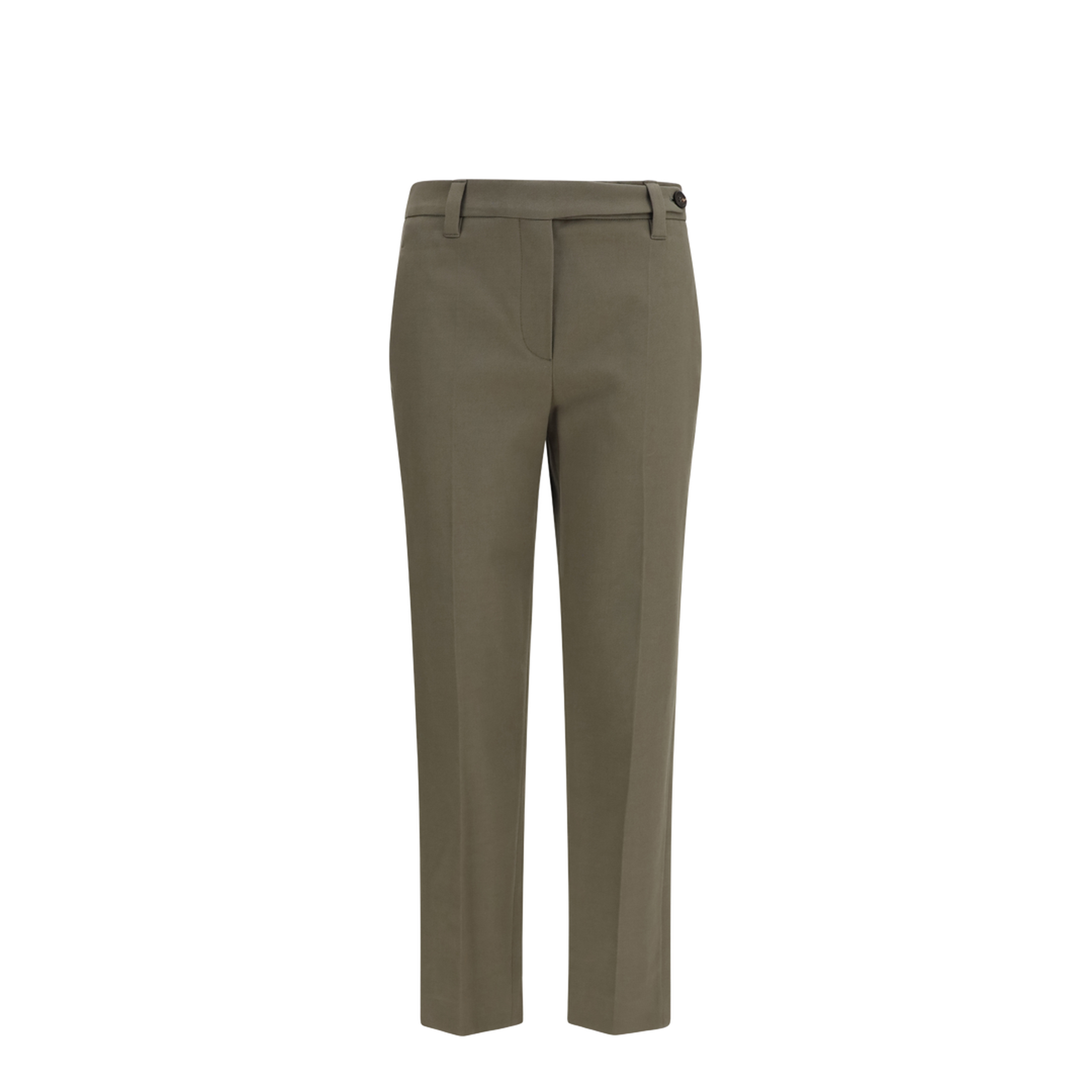 Tailored Cotton Pants - Image 1