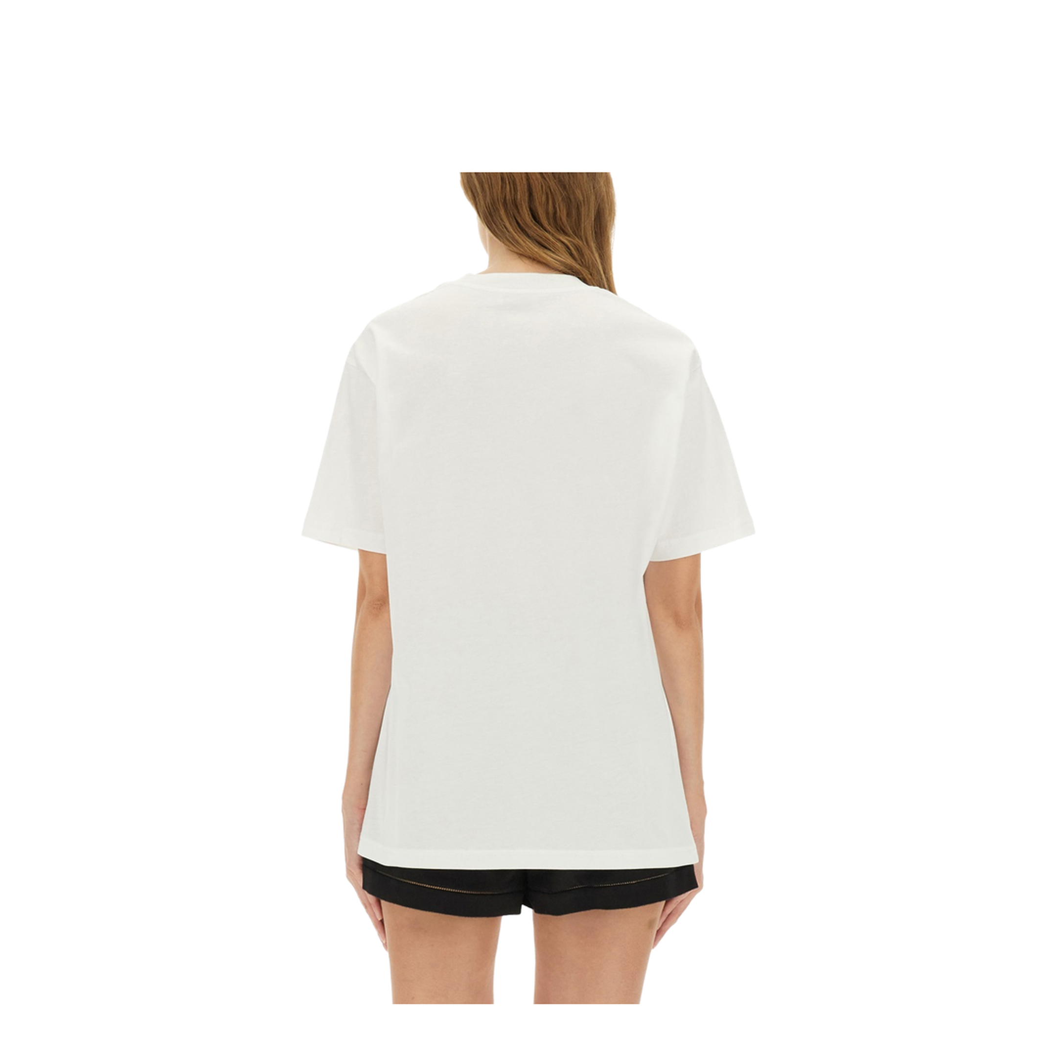 White T-shirt with logo print - Image 3