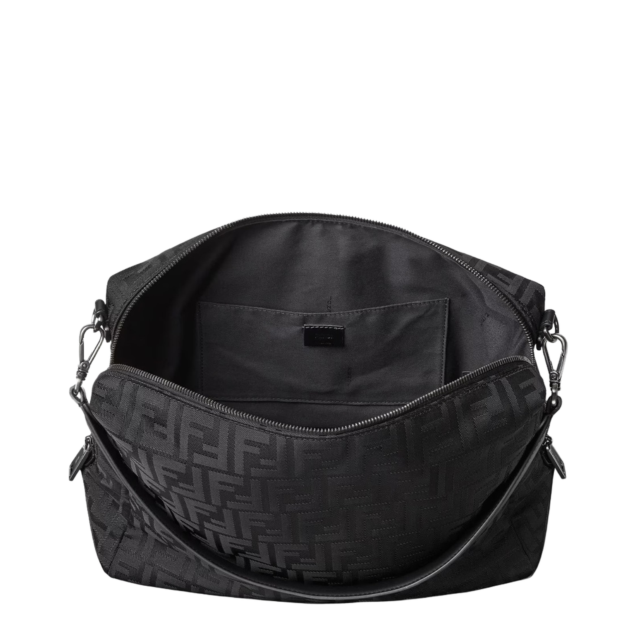 Large Fabric Black Bag - Image 4