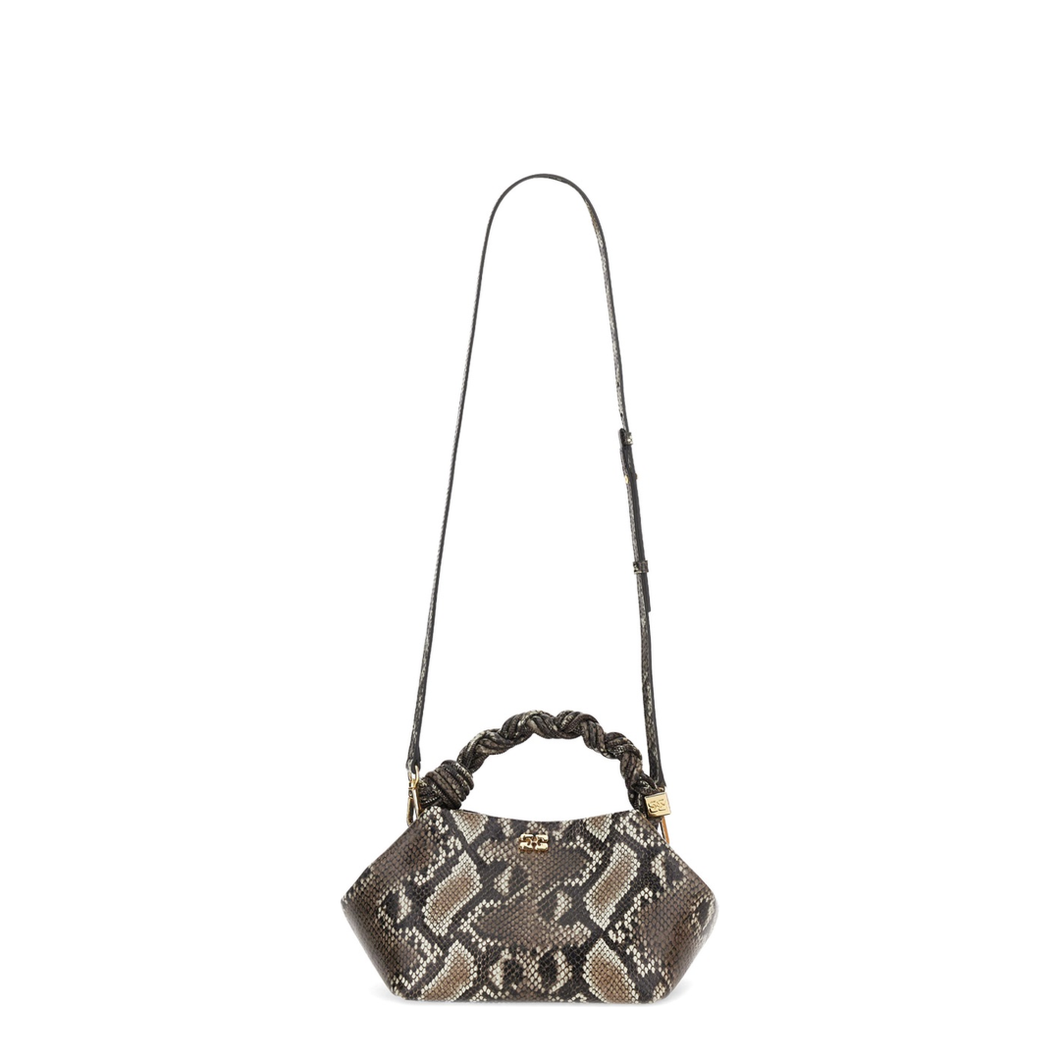 Grey Handbag With Adjustable Strap - Image 3
