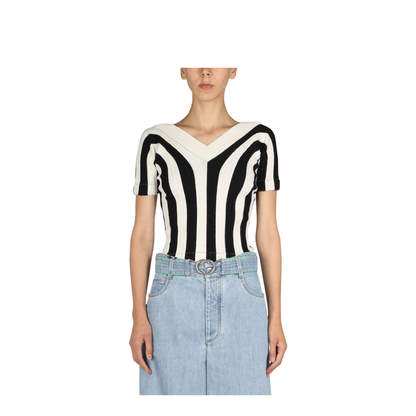 Striped Pattern Top - Image 1