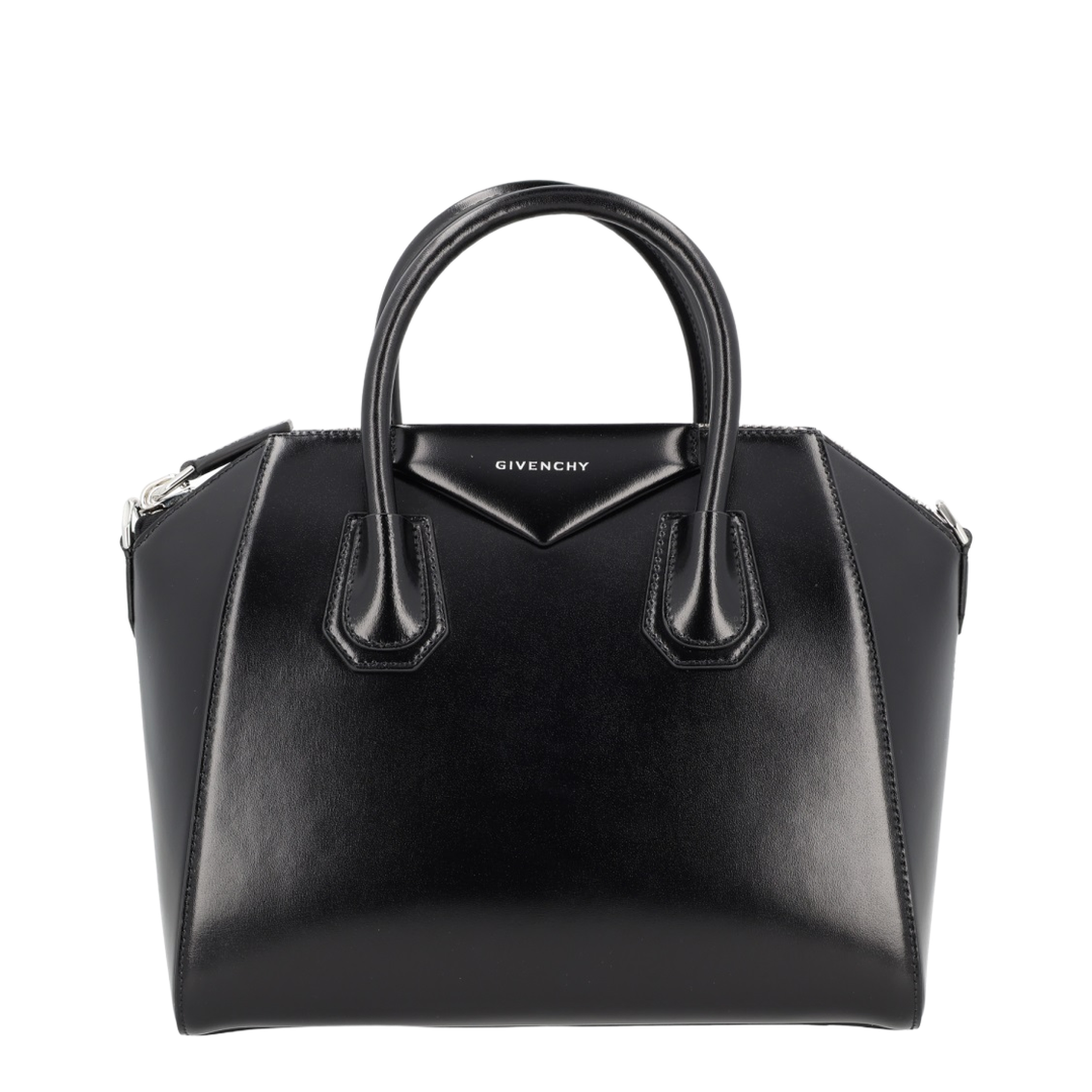 Antigona Small Leather Shoulder Bag - Image 1