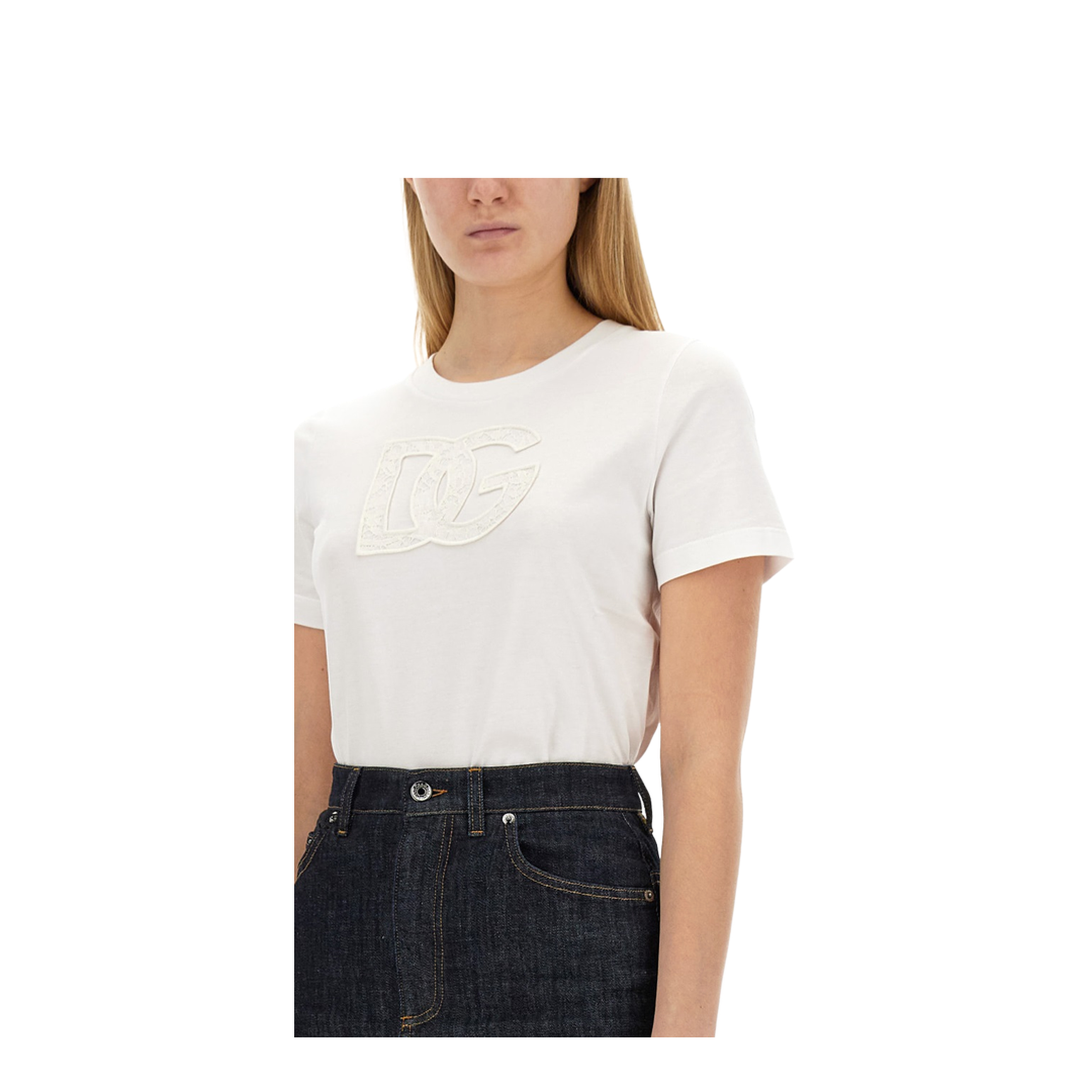 T-Shirt with Logo Patch - Image 4