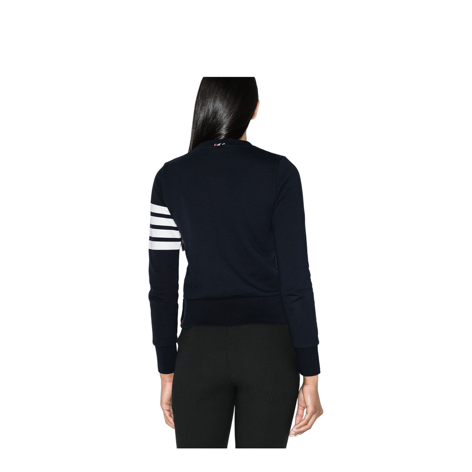 4 Bar Sweatshirt - Navy - Image 3