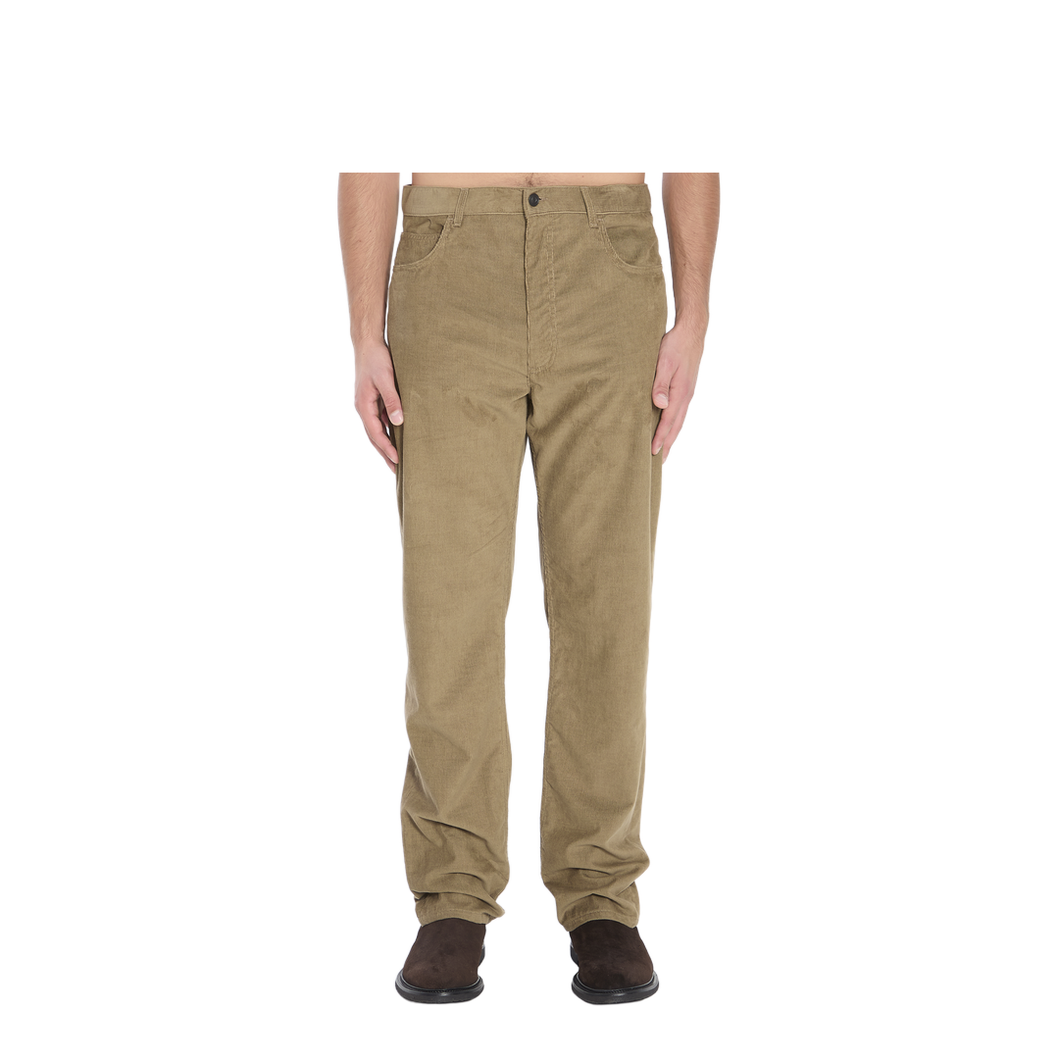 Fred Pant Beige in Corduroy - Image 1