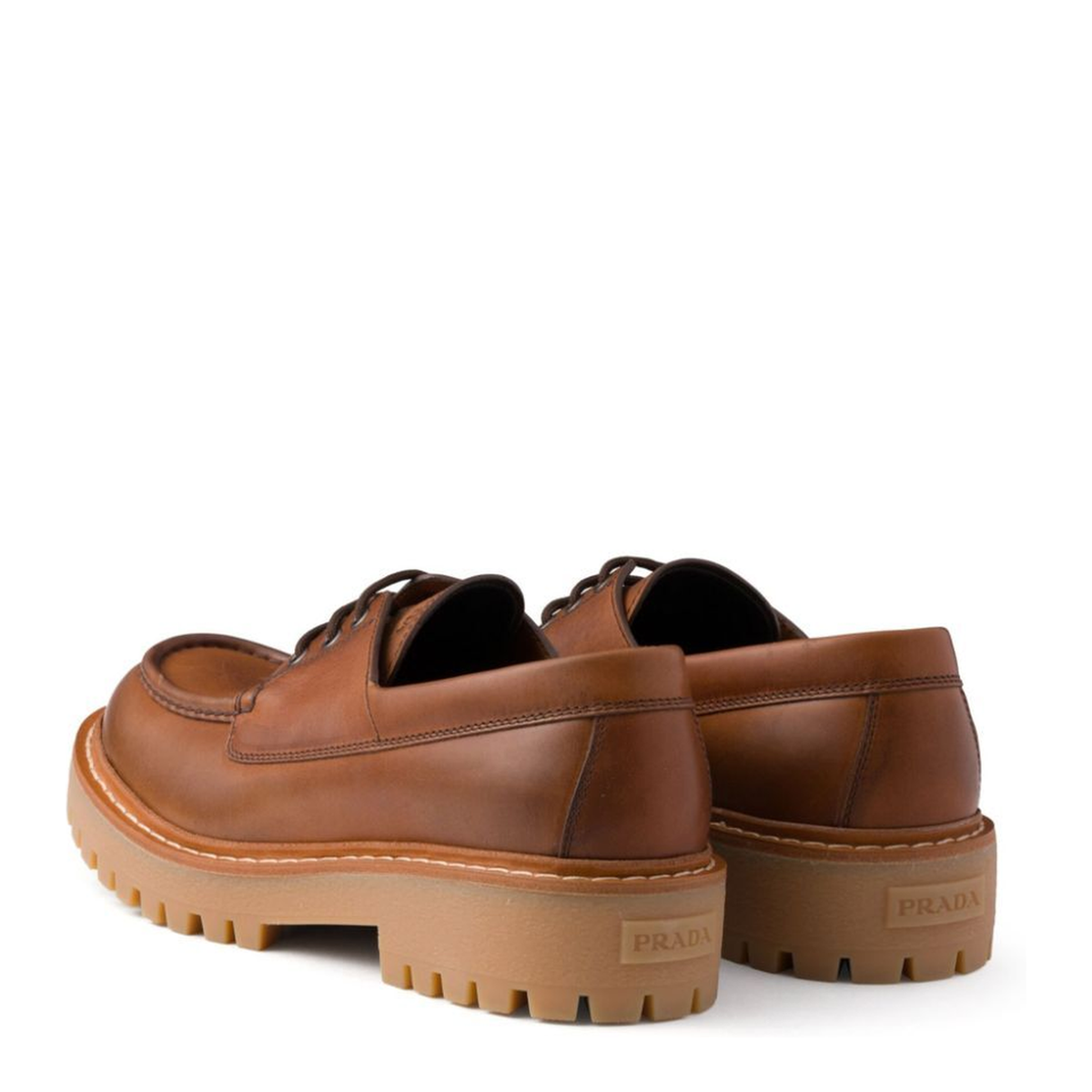 Laced Leather Loafers - Image 3
