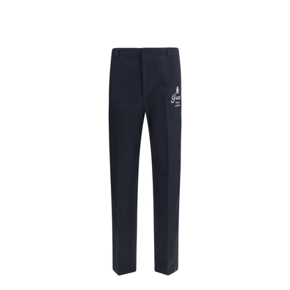 Compact Cotton Twill Pants - Image 1