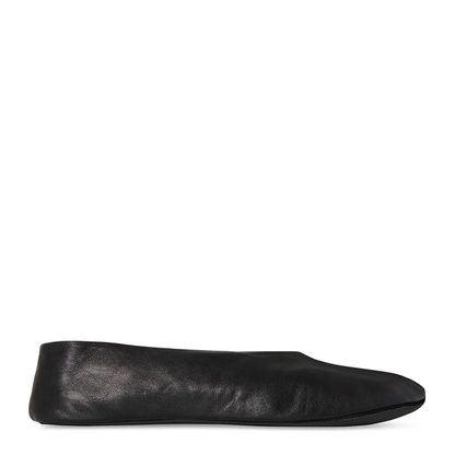 Black Pointed Toe Slip-On Design - Image 1